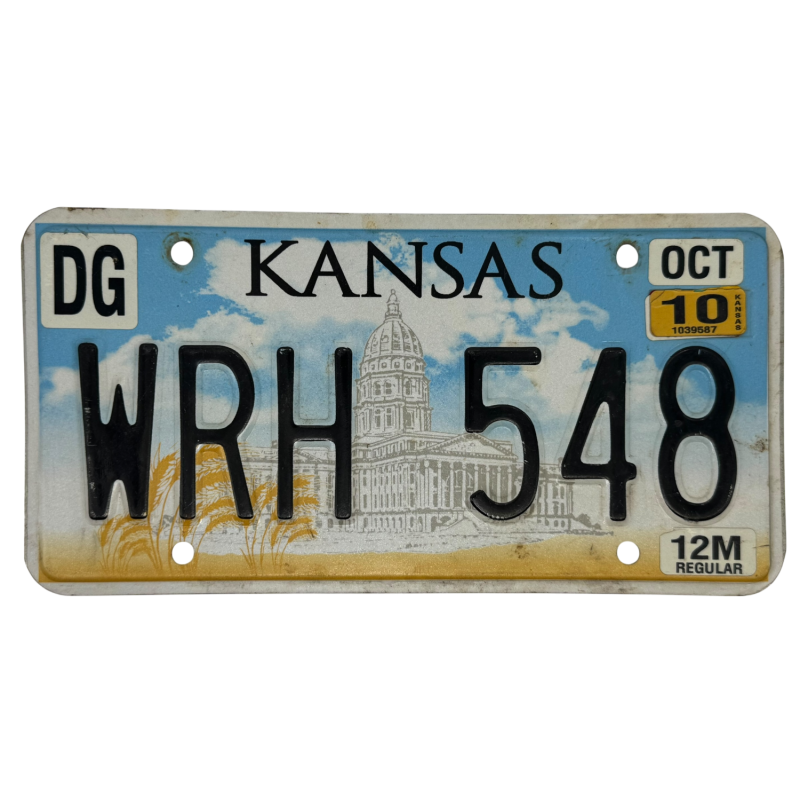 Kansas rendszám Kansas rendszám