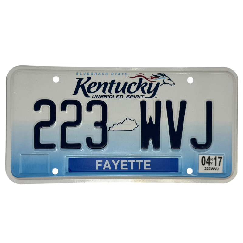 Kentucky rendszám Kentucky rendszám