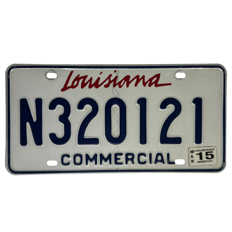 Louisiana rendszám Louisiana rendszám