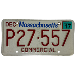 Massachusetts rendszám