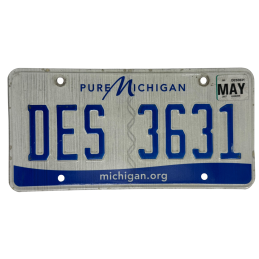Michigan rendszám
