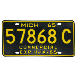 Michigan rendszám