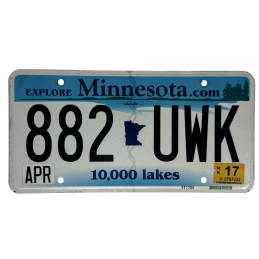 Minnesota rendszám