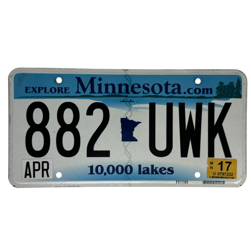 Minnesota rendszám Minnesota rendszám
