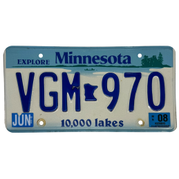 Minnesota rendszám