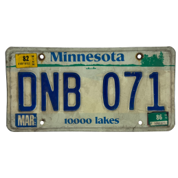 Minnesota rendszám