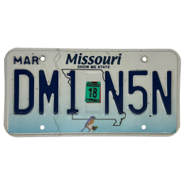 Missouri rendszám