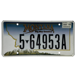 Montana rendszám