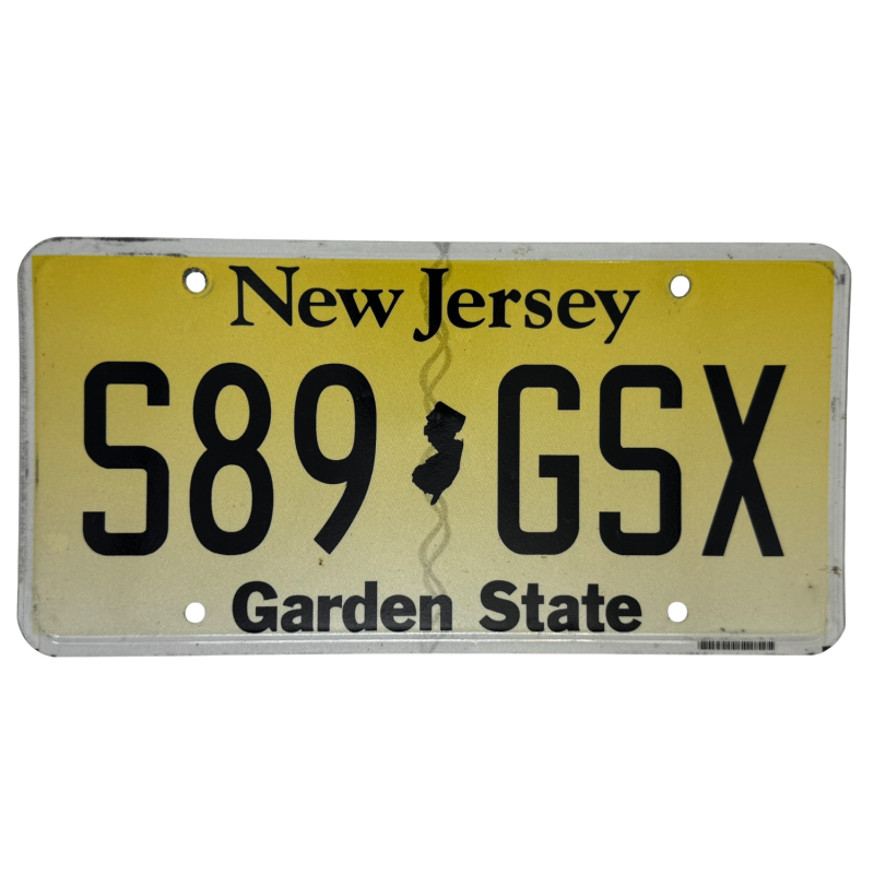 New Jersey rendszám New Jersey rendszám