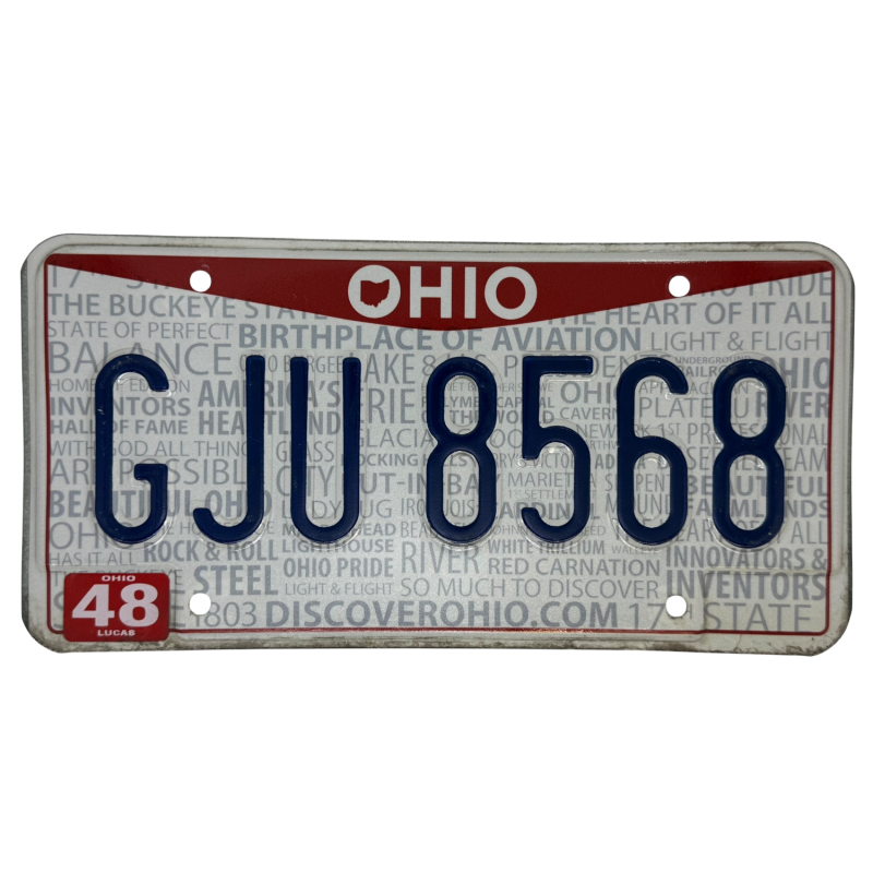 Ohio rendszám Ohio rendszám