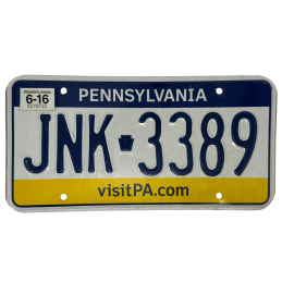 Pennsylvania rendszám