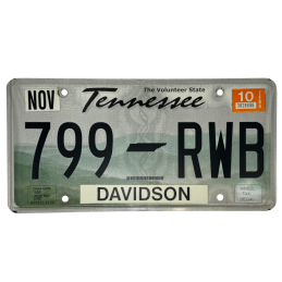 Tennessee rendszám
