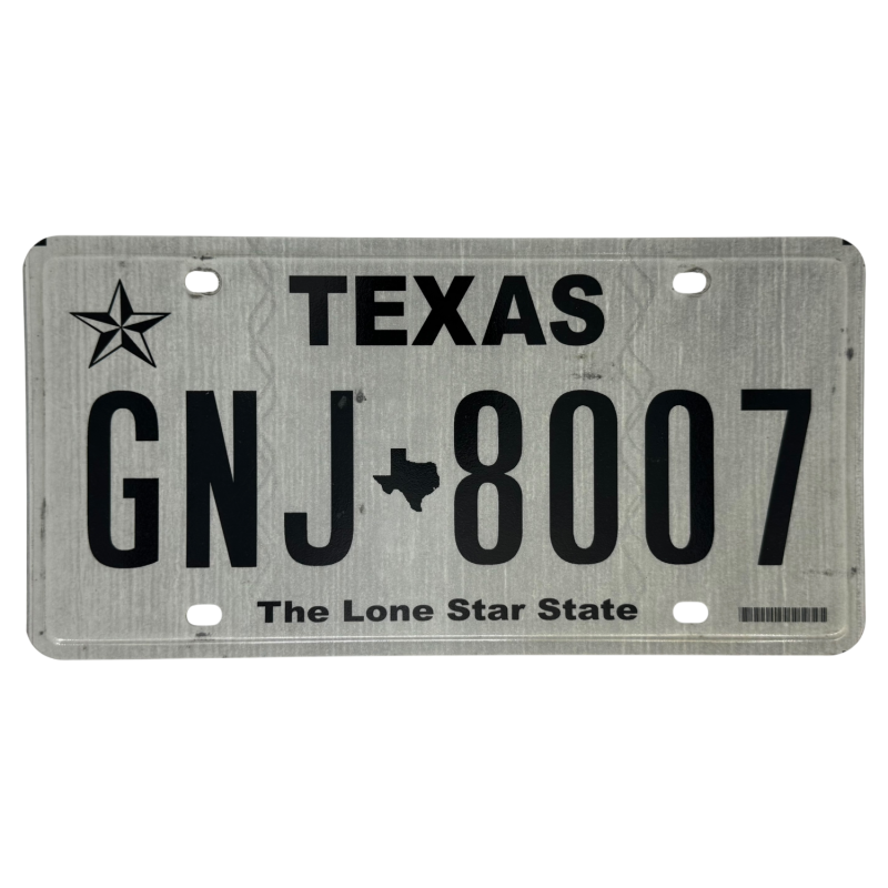 Texas rendszám Texas rendszám