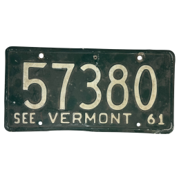 Vermont rendszám
