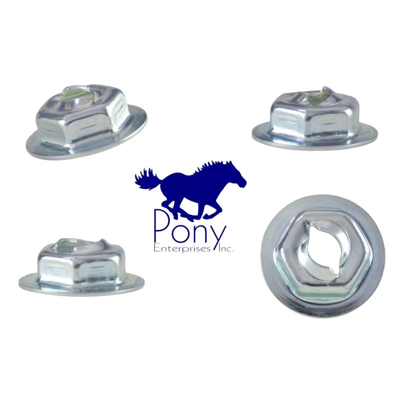 Motorháztető embléma anyák 5/32" (4db) 68-70 Motorháztető embléma anyák 5/32" (4db) 68-70
