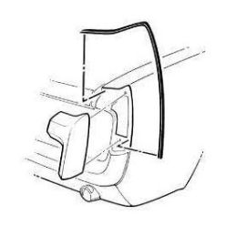 Tömítések Öntöttvas sarkok hátul (pár) 64-66