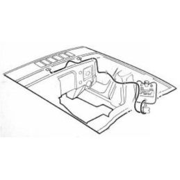 Tömlőkészlet ablaktörlő víz 67-68