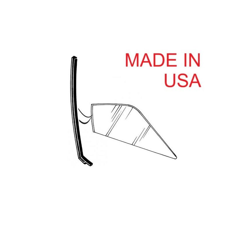 Függőleges ajtóüveg tömítés, USA, FB RH 69-70