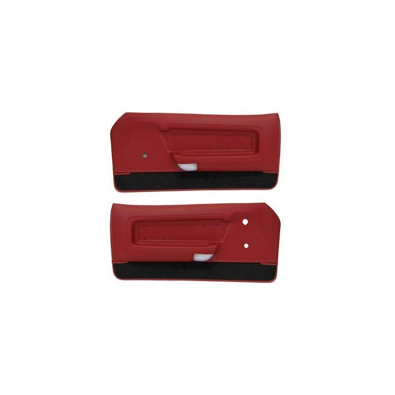 Deluxe ajtópanelek, cinóbervörös és fekete színben, 71-73