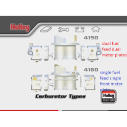 Holley 4160 karburátor felújító készlet 64-73