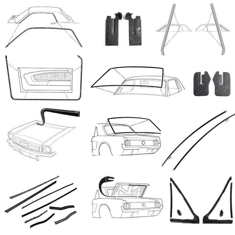 Tömitéskészlet Coupé 64-66