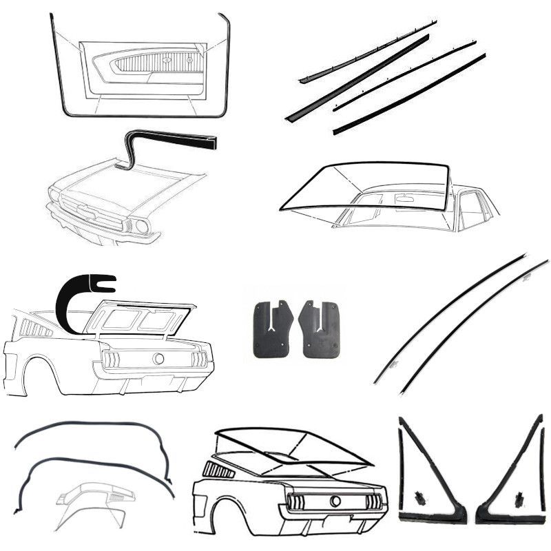 Fastback 65-66 tömítéskészlet