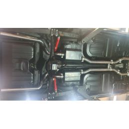 2,5"-os Magnaflow-szerű kipufogórendszer, 64-70-es rozsdamentes acél