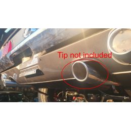 2,5"-os Magnaflow-szerű kipufogórendszer, 64-70-es rozsdamentes acél