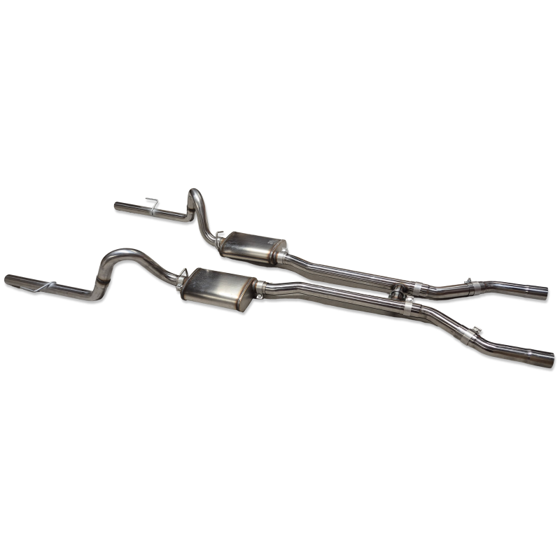 2,5"-os Magnaflow-szerű kipufogórendszer, 64-70-es rozsdamentes acél