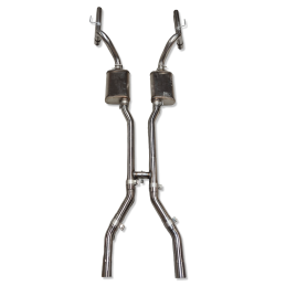 2,5"-os Magnaflow-szerű kipufogórendszer, 64-70-es rozsdamentes acél