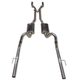 2,5"-os Magnaflow-szerű kipufogórendszer, 64-70-es rozsdamentes acél