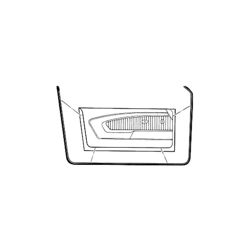 Tömítések ajtaja (szett) 69-70