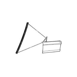 Tömítés háromszög alakú ablak elöl (függőleges) 64-66