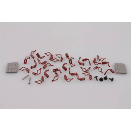 Kapcsok, csapok alátétekkel és csavarokkal 65-66 ajtópanelekhez