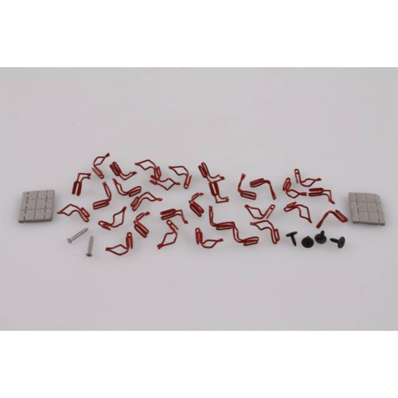 Kapcsok, csapok alátétekkel és csavarokkal 65-66 ajtópanelekhez