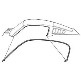 Tömítések tetőszéle Fastback 64-66