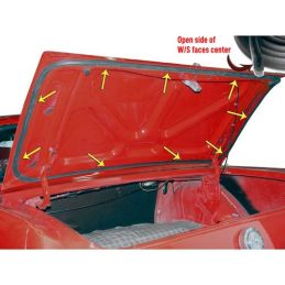 Tömítés csomagtartó kupé / kabrió 64-70