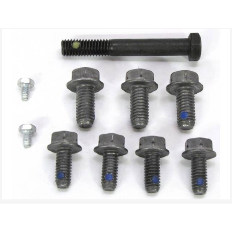 Vezérműfedél rögzítőcsavar-készlet, fekete 68-70 390 427 428