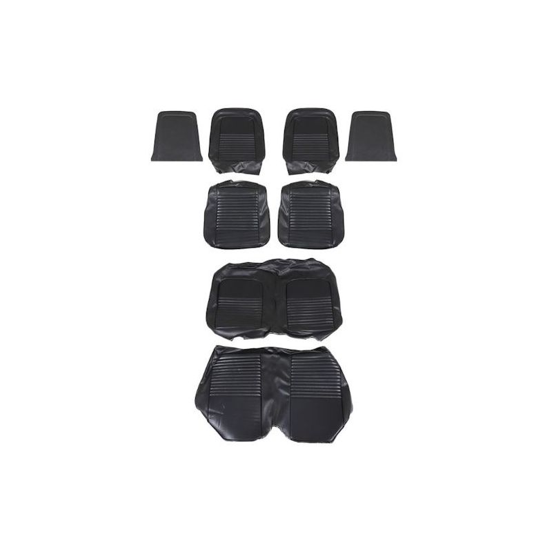 Teljes kárpit szett - Sierra Grain, Black Deluxe, kabrió 67