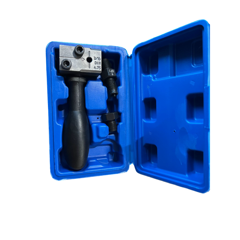 Fékcső peremező prés