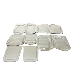 Átalakítható üléshuzatok, fehér, komplett szett, 66