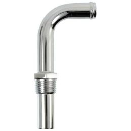 Csatlakozó fűtőtömlő szívócsatorna (351/390, króm) 70-71