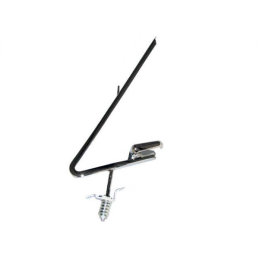 Háromszög alakú ajtókeret kilinccsel, üveg nélkül, jobb oldali 68