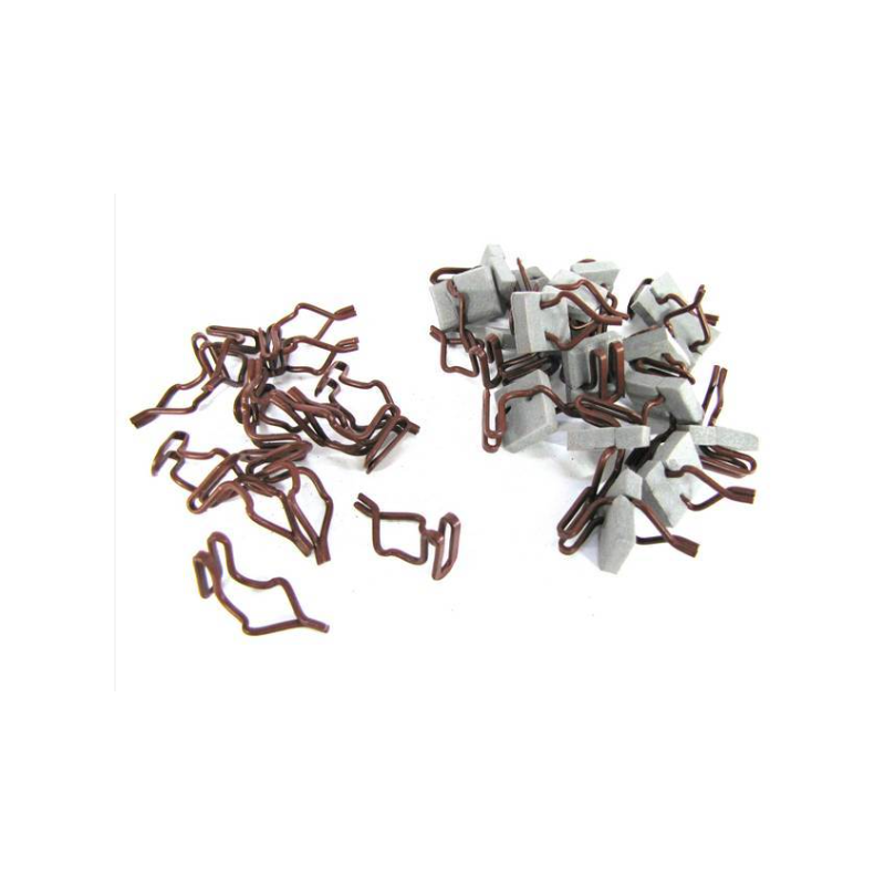 Kapcsok, csapok alátétekkel és csavarokkal a 67-68-as ajtópanelekhez