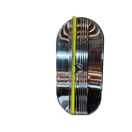 Légszűrő ovális króm 64-73