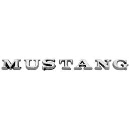 Embléma csomagtérajtó/sárvédő MUSTANG (z. ragasztó) 65-72