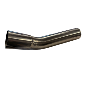Rozsdamentes acél, ferde 2" univerzális kipufogócső, 36 cm