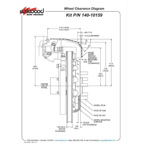 Wilwood hátsó tárcsafékek, átalakítás 65-73