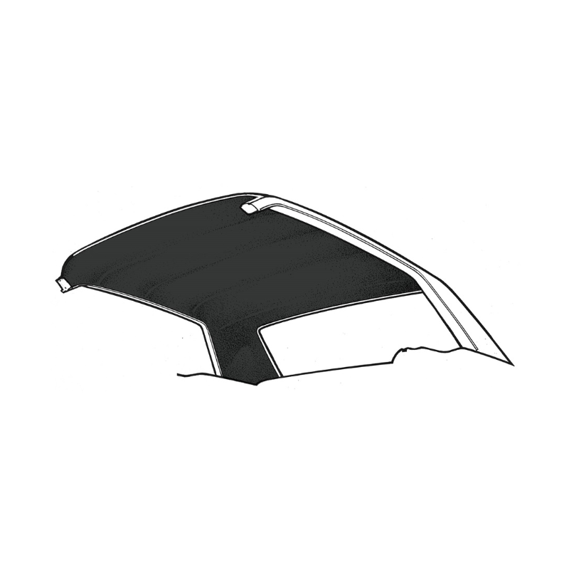 Headliner Fastback (fekete) 65-68