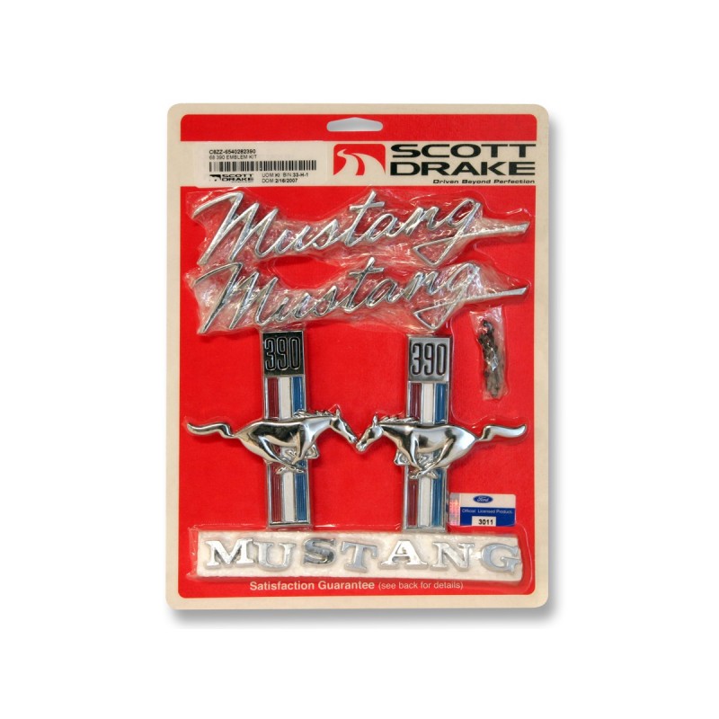 Teljes készlet emblémák V8 390, 68 Teljes készlet emblémák V8 390, 68